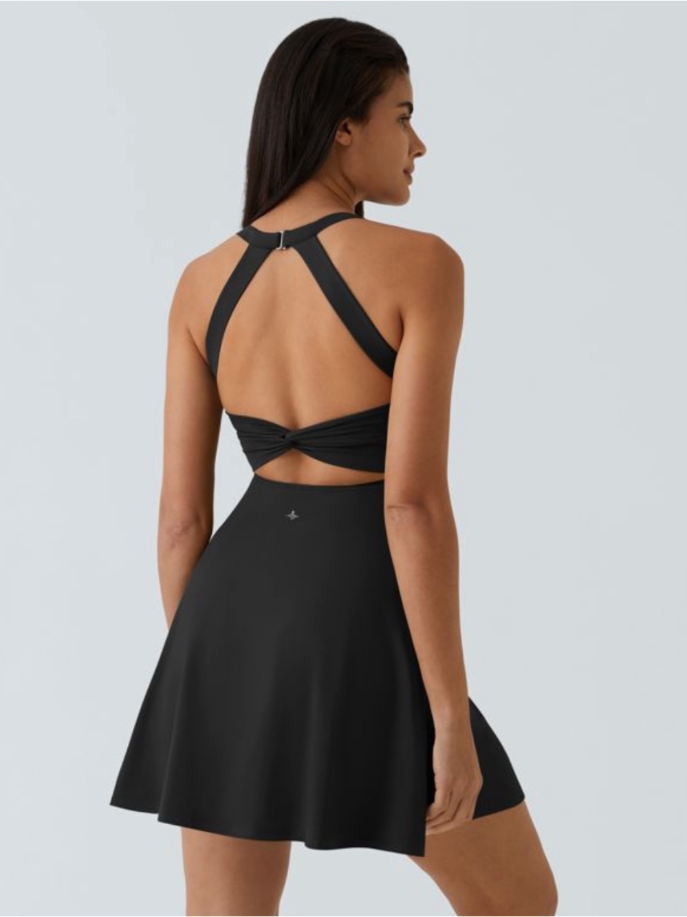 HALARA SoftlyZero™ Airy Backless Twisted InstantCool Dance Active Dress-Easy